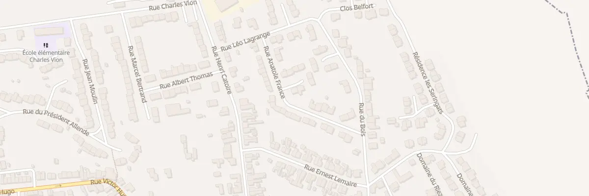 Plan du 19 Rue Anatole France à Provin