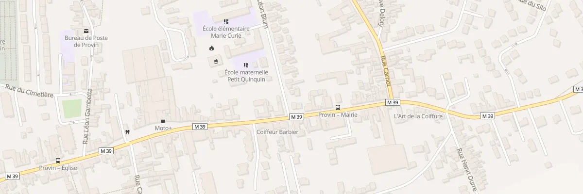 Plan du 25 Rue Nationale à Provin