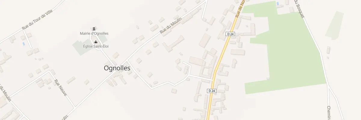 Plan du 2 Rue du Fond Breon à Ognolles
