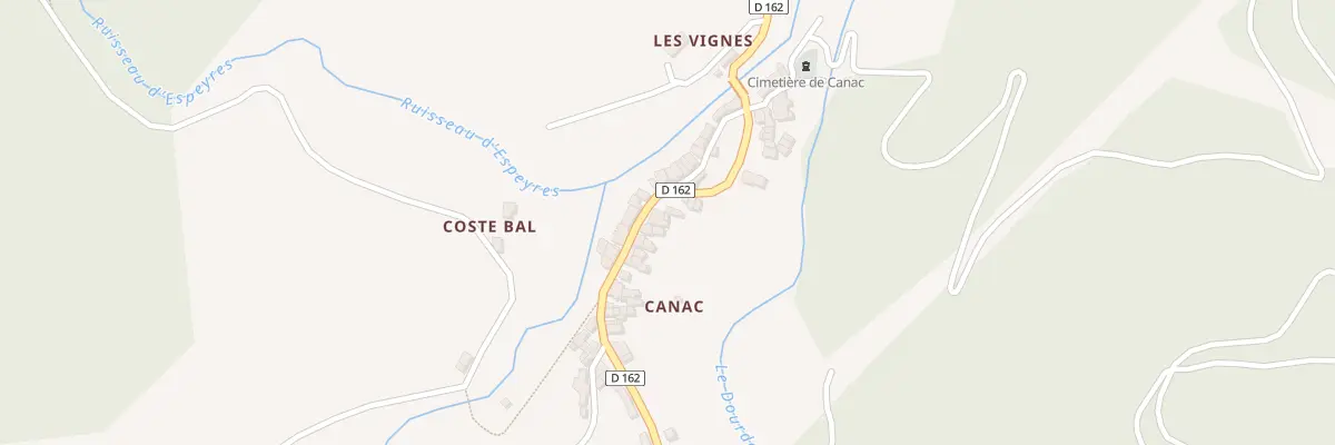 Plan du 5564 Canac à Murat-sur-Vèbre