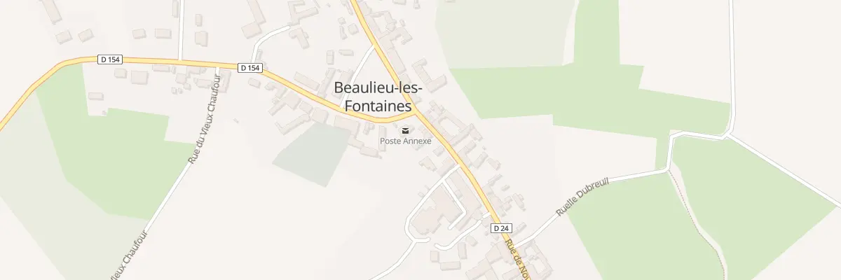 Plan du 1 Rue de Noyon à Beaulieu-les-Fontaines