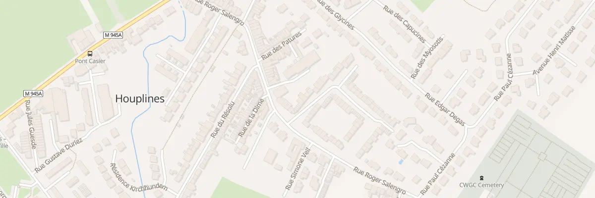 Plan du 1 Rue Denis Cordonnier à Houplines
