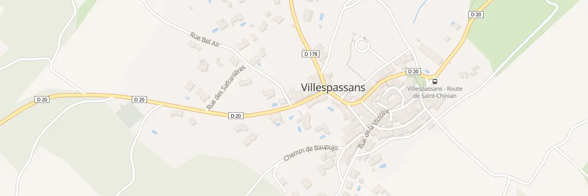 Plan du 5029 Village à Villespassans