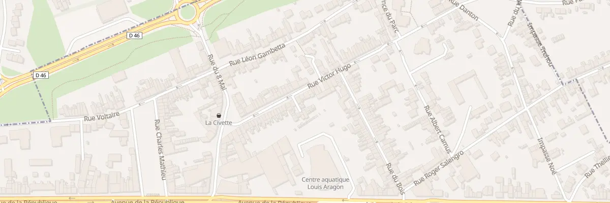 Plan du 36 Rue Victor Hugo à Billy-Montigny