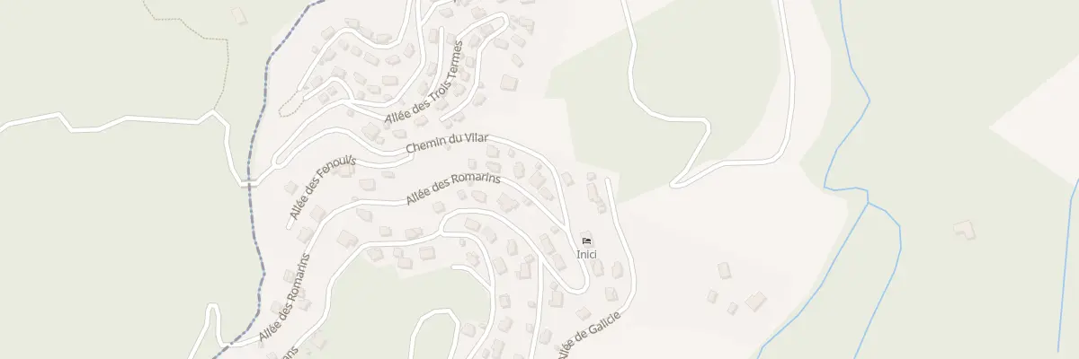 Plan du 9001 All des Romarins à Laroque-des-Albères