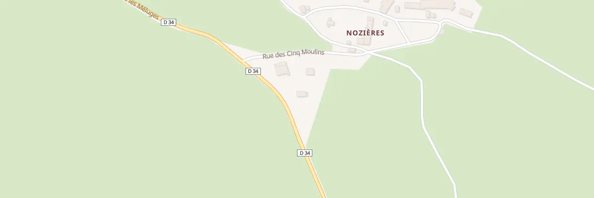 Plan du 5150A Nozieres à Paulhac