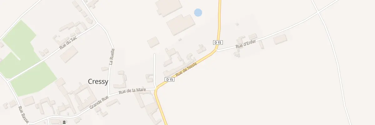 Plan du 3 Rue de Nesle à Cressy-Omencourt