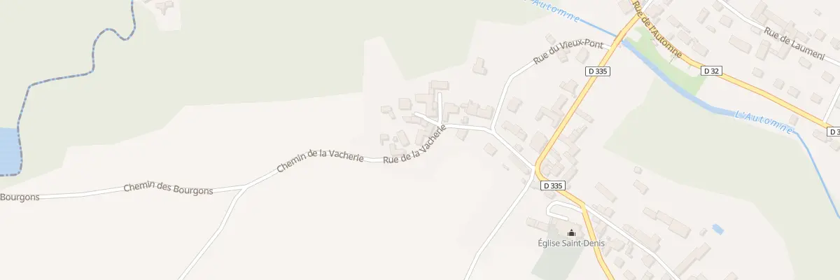 Plan du 22 Rue de la Vacherie à Fresnoy-la-Rivière