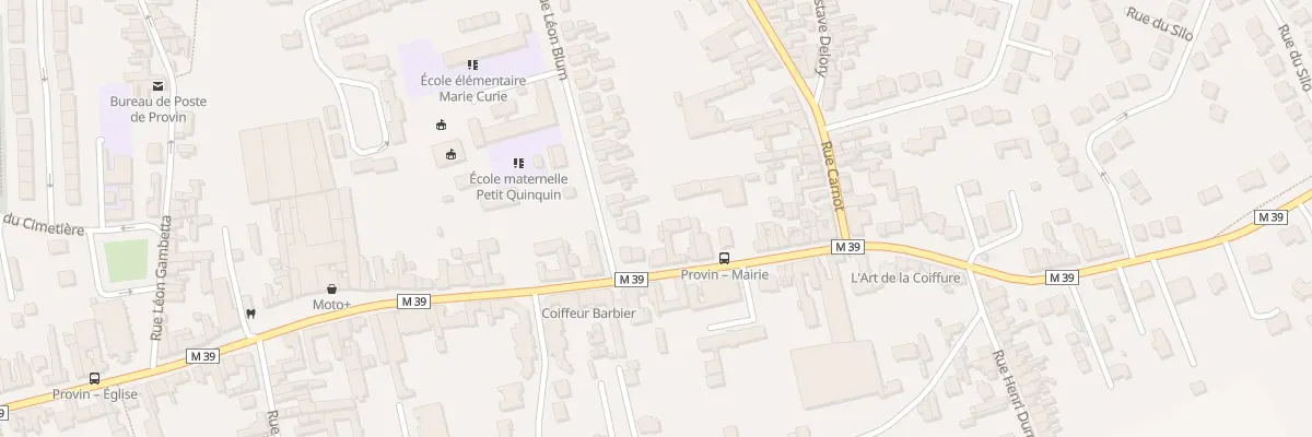 Plan du 29 Rue Nationale à Provin