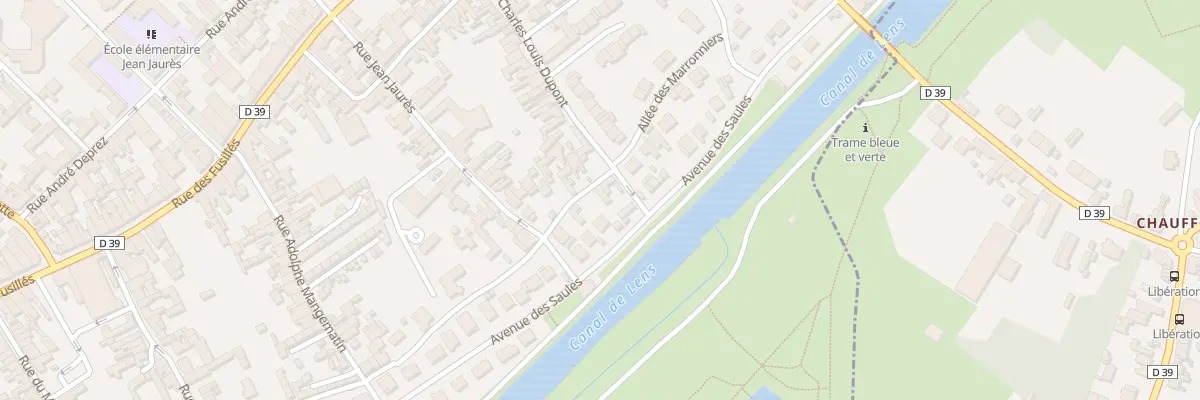 Plan du 62 Rue Charles Louis Dupont à Harnes