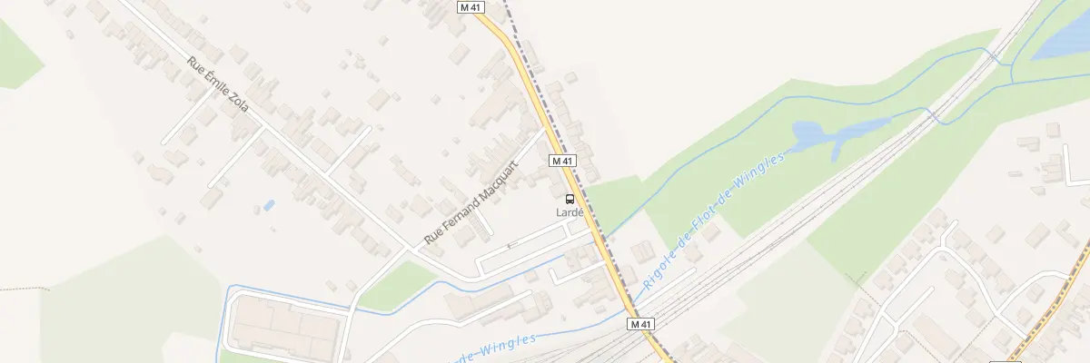 Plan du 107 Rue Jean Jaurès à Sainghin-en-Weppes