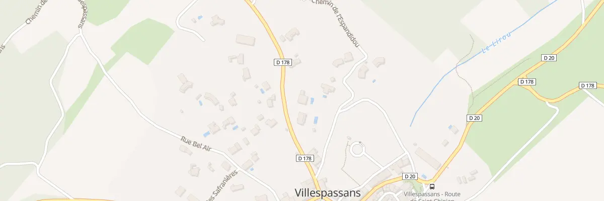 Plan du 5141F Av d’Assignan à Villespassans