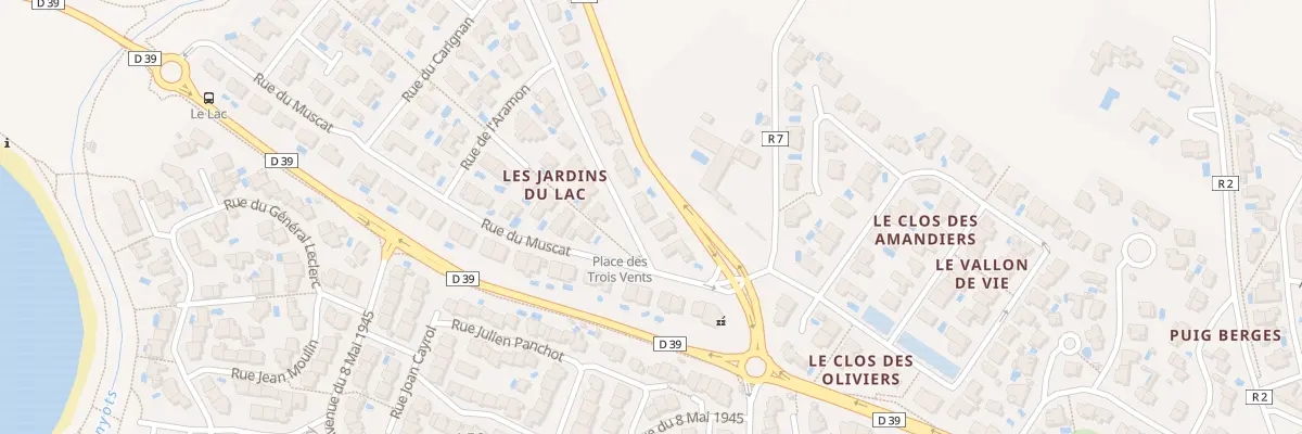 Plan du 6 Rue du Grenache à Villeneuve-de-la-Raho