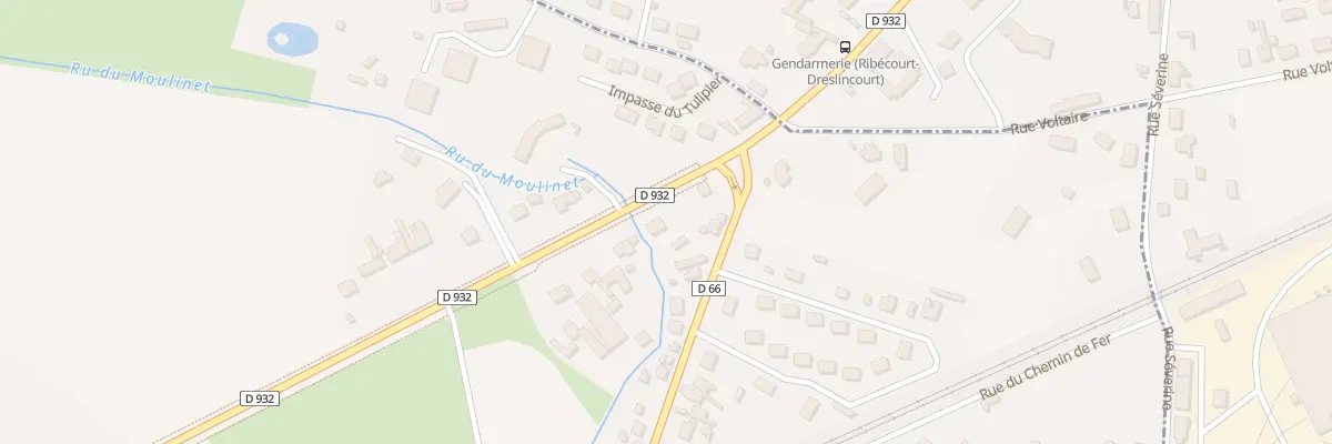 Plan du 87 Rue Nationale RN 32 à Cambronne-lès-Ribécourt