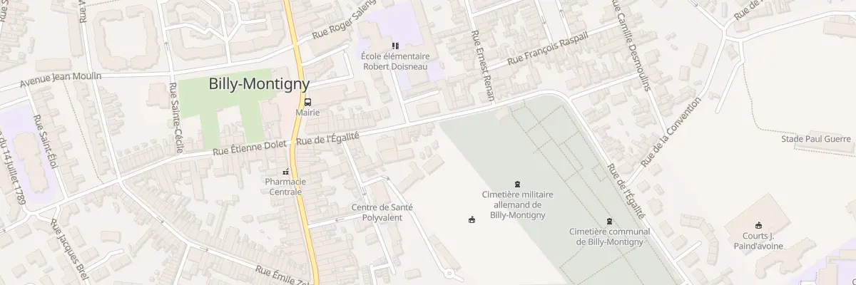 Plan du 22 Rue Egalite à Billy-Montigny