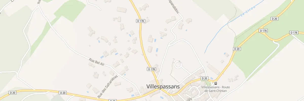 Plan du 5140F Av d’Assignan à Villespassans