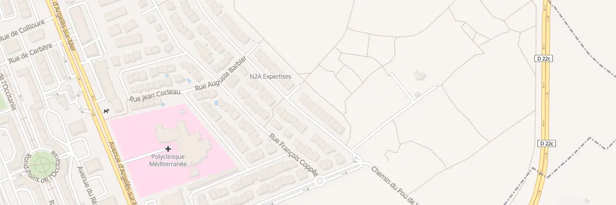 Plan du 113 Av William Shakespeare à Perpignan