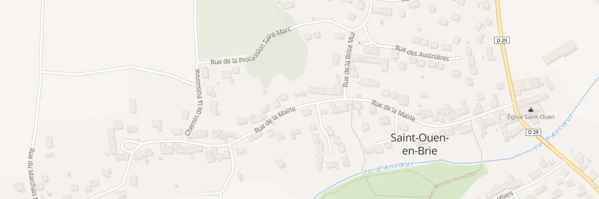 Plan du 318 Rue de la Mairie à Saint-Ouen-en-Brie