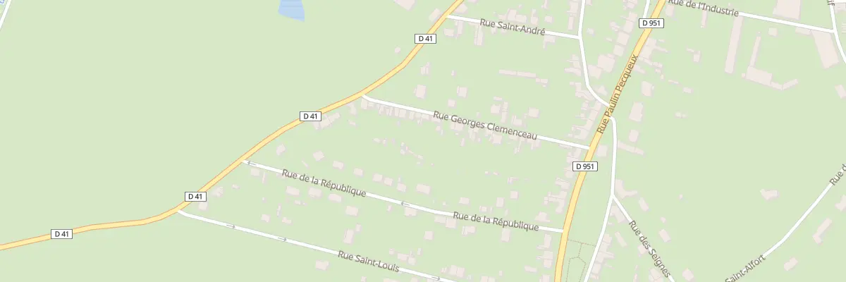 Plan du 25 Rue Georges Clémenceau à Sancoins
