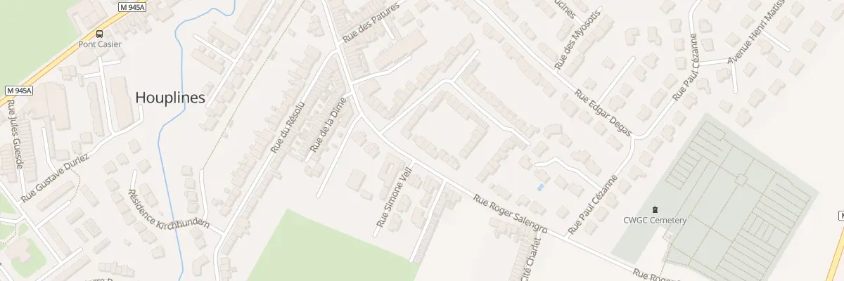 Plan du 69 Rue Roger Salengro à Houplines