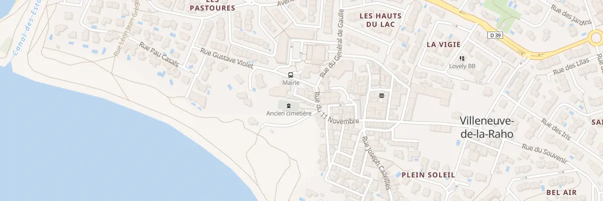Plan du 3 Imp Adrien Rubirola à Villeneuve-de-la-Raho