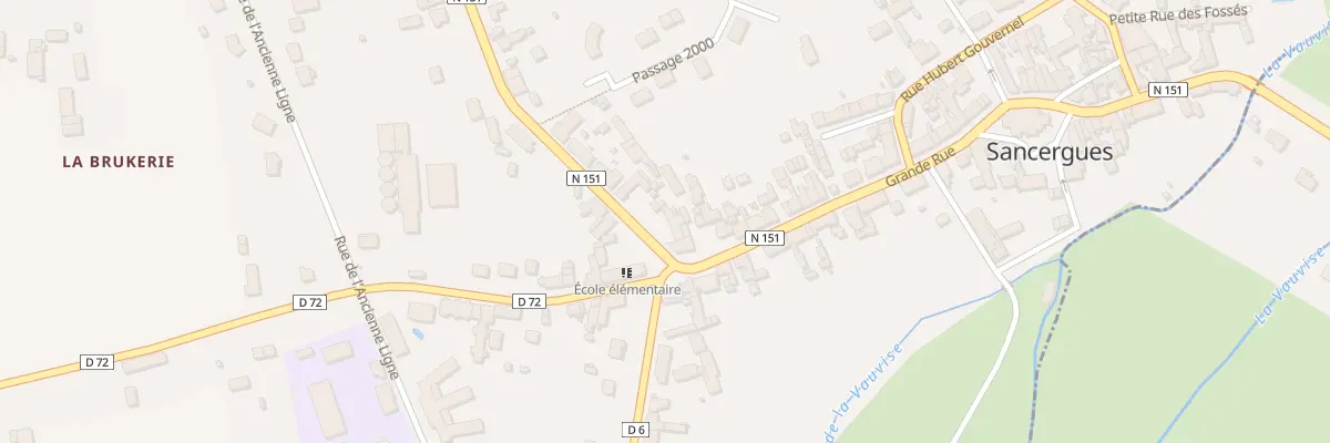 Plan du 4 Rue de la Carolerie à Sancergues