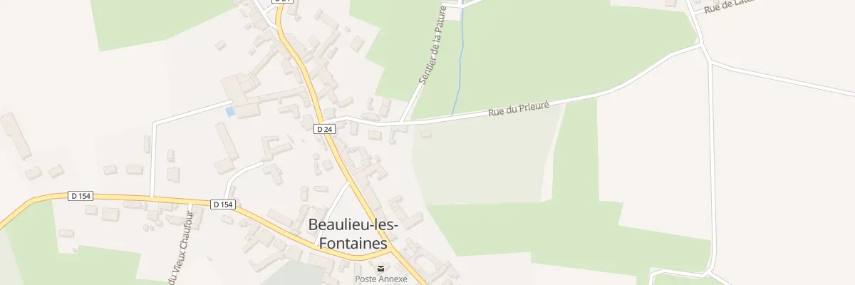 Plan du 5 Rue du Prieuré à Beaulieu-les-Fontaines