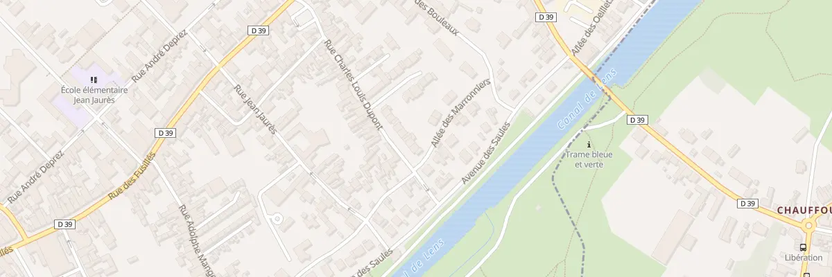 Plan du 36 Rue Charles Louis Dupont à Harnes