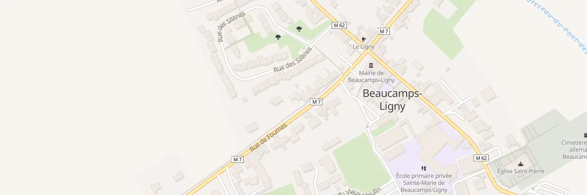Plan du 19 Rue de Fournes à Beaucamps-Ligny