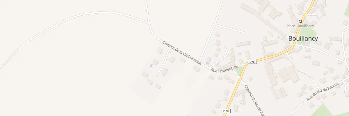 Plan du 1 Che le Clos Faron à Bouillancy