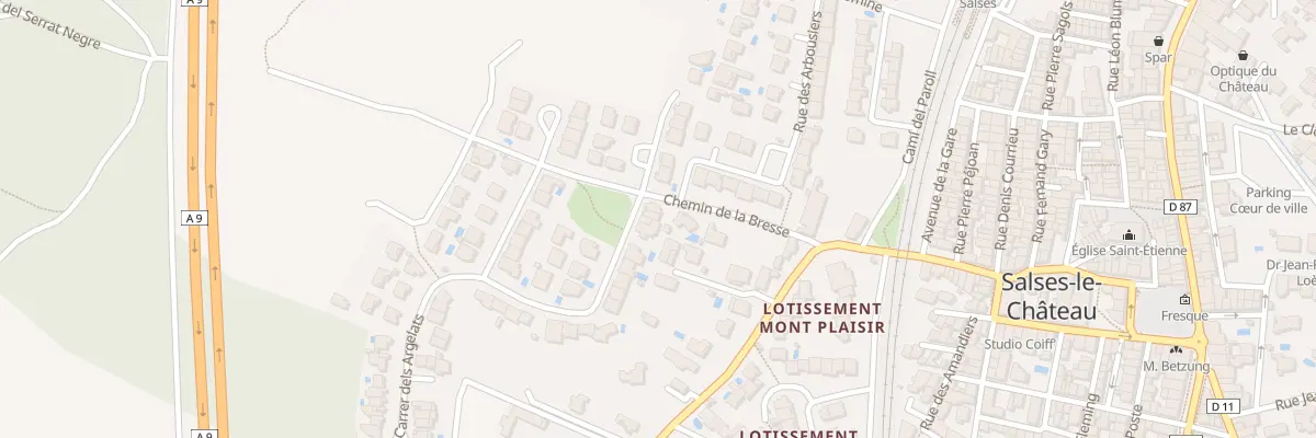 Plan du 1 Rue des Argelats à Salses-le-Château