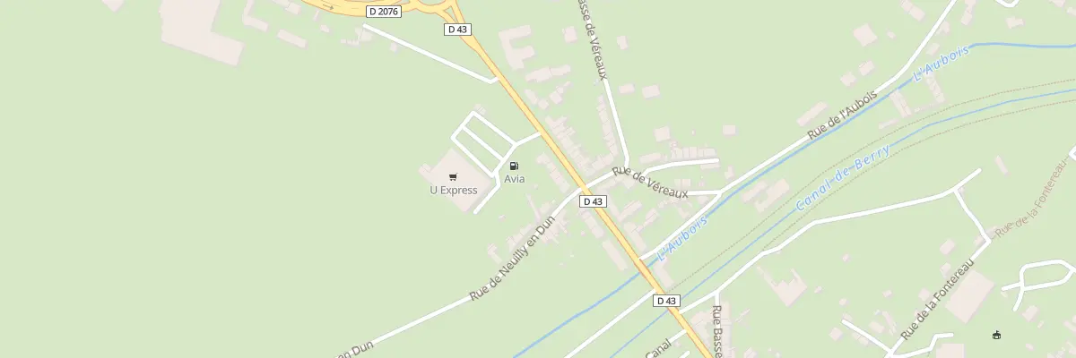 Plan du 29 Rte de Bourges à Sancoins