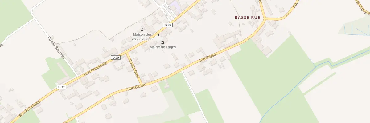 Plan du 10 Rue Basse à Lagny