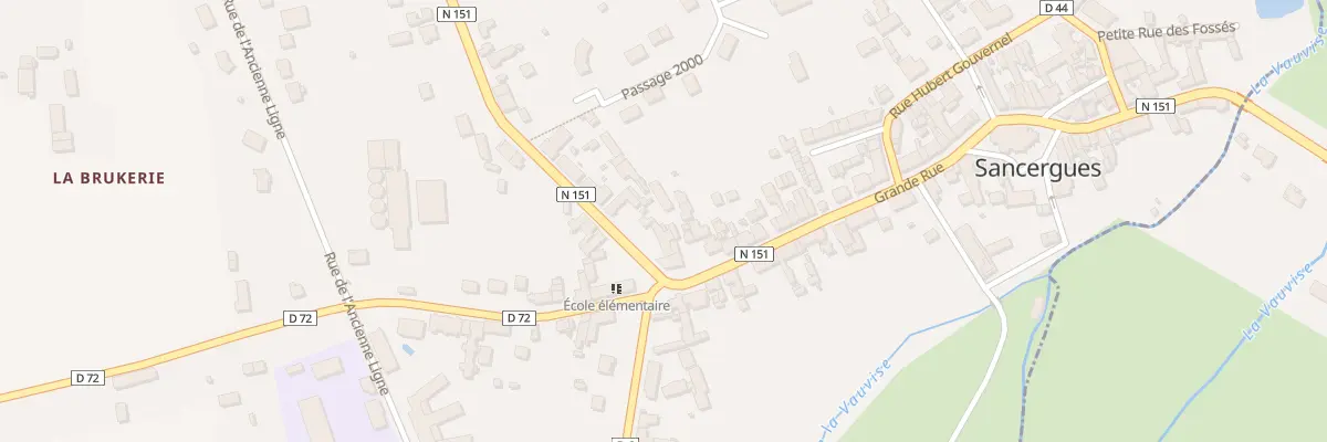 Plan du 76 Grande Rue à Sancergues
