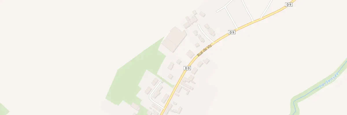 Plan du 25B Rue de Vis à Chérisy