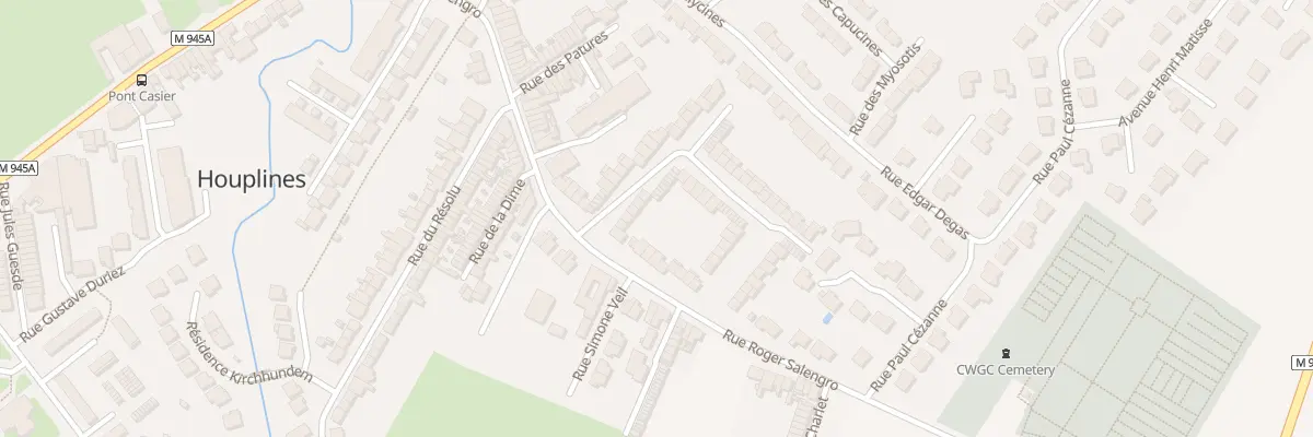 Plan du 10 Rue Denis Cordonnier à Houplines