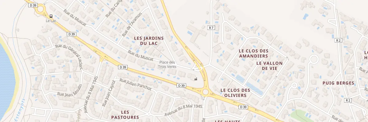 Plan du 2 Rue du Grenache à Villeneuve-de-la-Raho