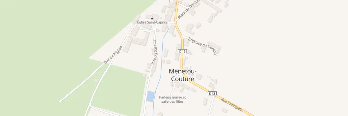Plan du 22 Rue Principale à Menetou-Couture
