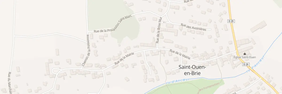 Plan du 308 Rue de la Mairie à Saint-Ouen-en-Brie