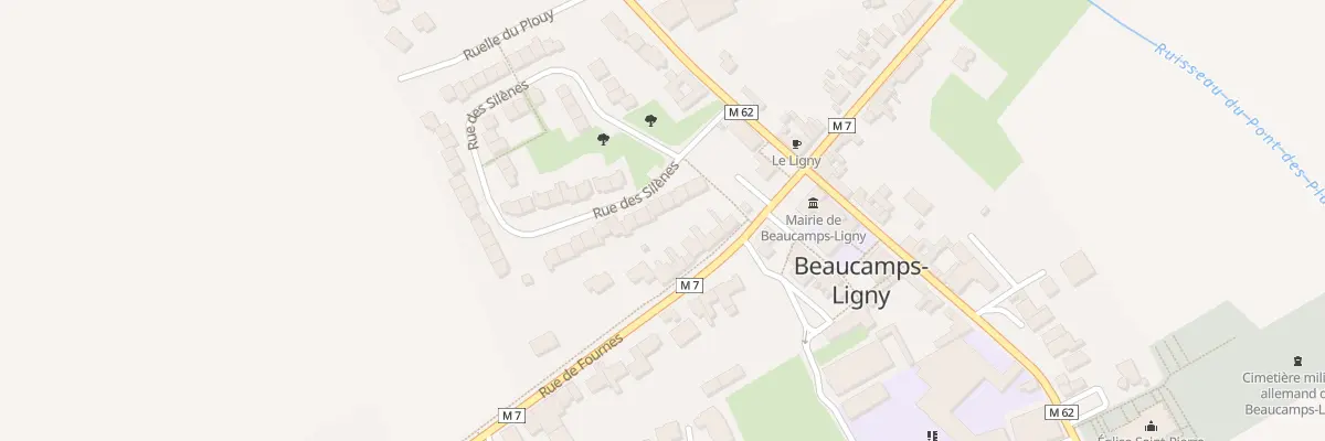 Plan du 8 Rue des Silènes à Beaucamps-Ligny