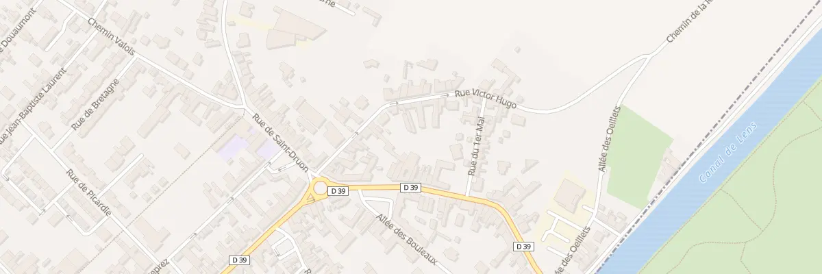 Plan du 27B Rue Victor Hugo à Harnes