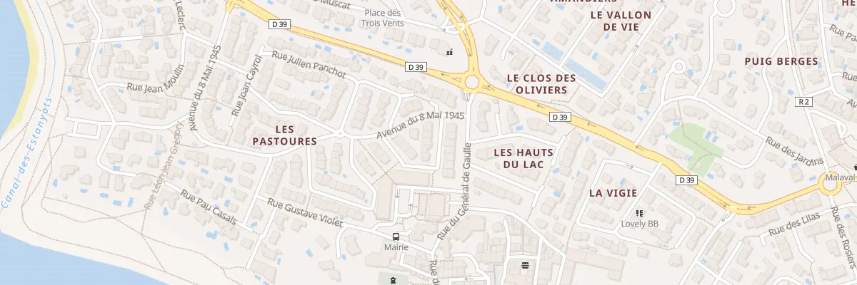 Plan du 6 Rue San Vicens à Villeneuve-de-la-Raho