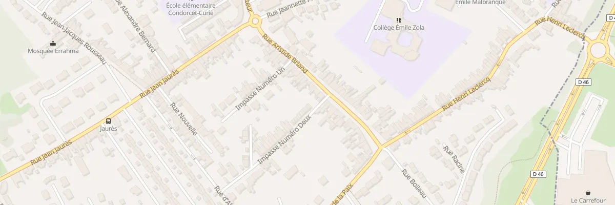 Plan du 36 Rue Aristide Briand à Fouquières-lès-Lens