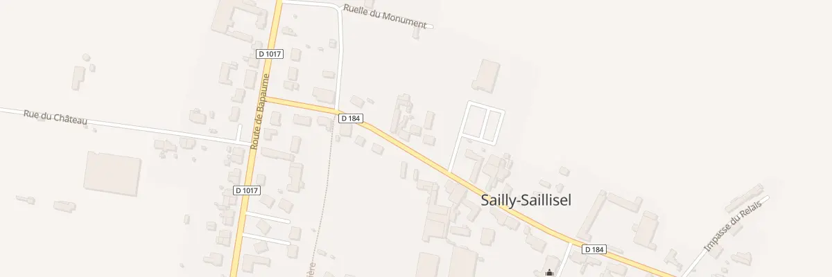 Plan du 7 Rue du Commandant Thierry à Sailly-Saillisel