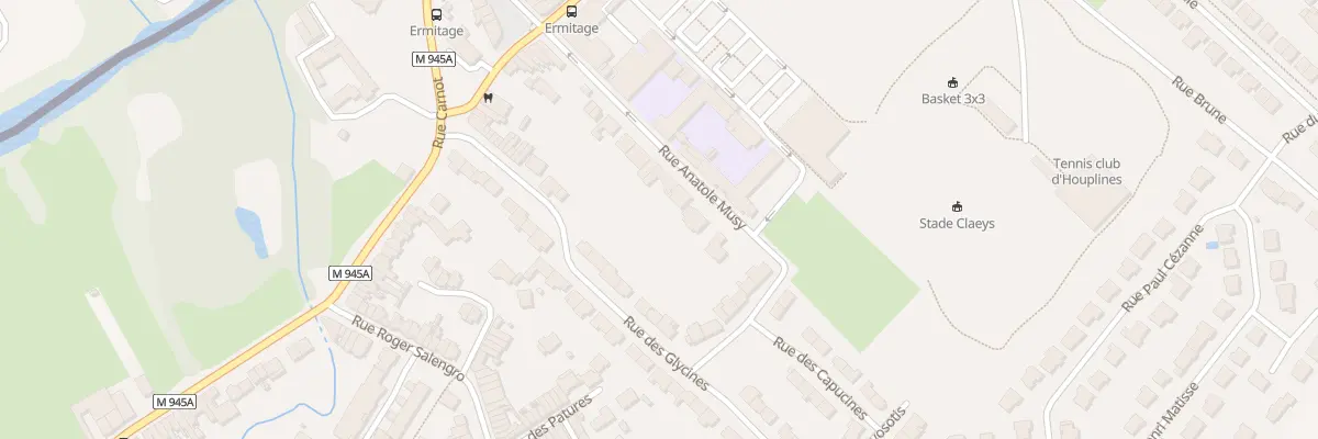 Plan du 24 Rue Anatole Musy à Houplines