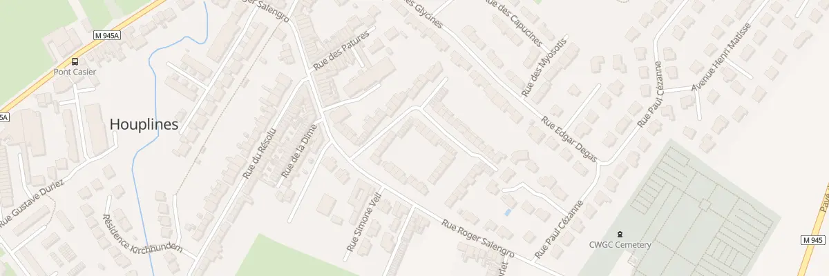 Plan du 16 Rue Denis Cordonnier à Houplines