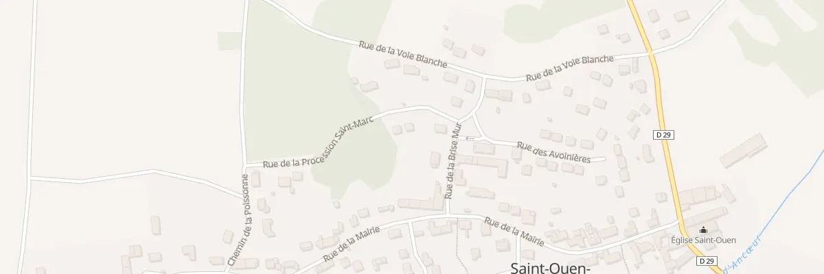 Plan du 50 Che Procession Saint Marc à Saint-Ouen-en-Brie