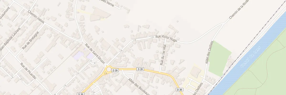 Plan du 31 Rue Victor Hugo à Harnes