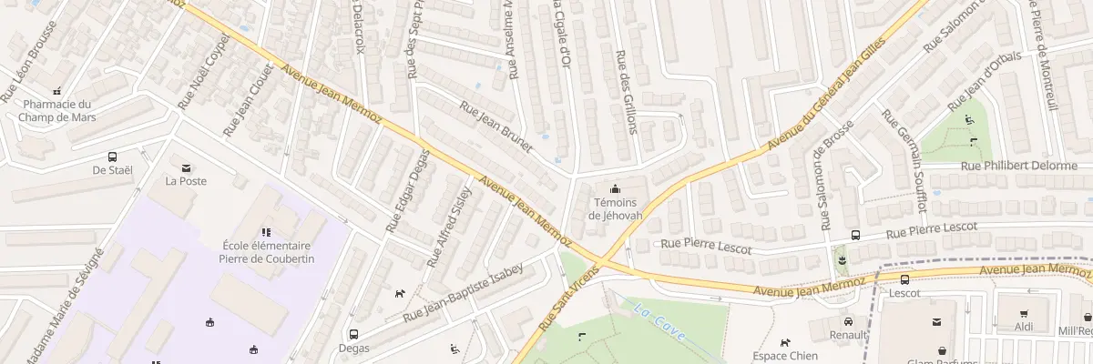 Plan du 34 Rue Jean Brunet à Perpignan