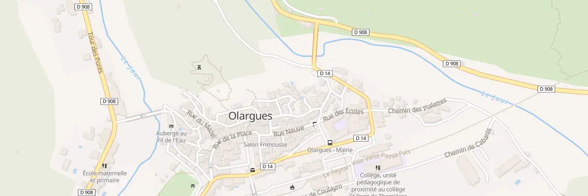 Plan du 5289 Rue du Pioch à Olargues